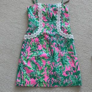 NWT Lilly Pulitzer Shelly Stretch Dress Hangin Around Size 00